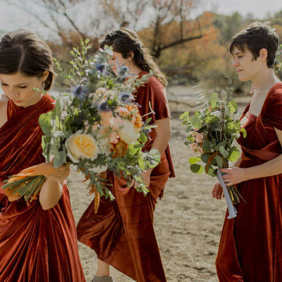 Springy Fall Appalachian Wedding