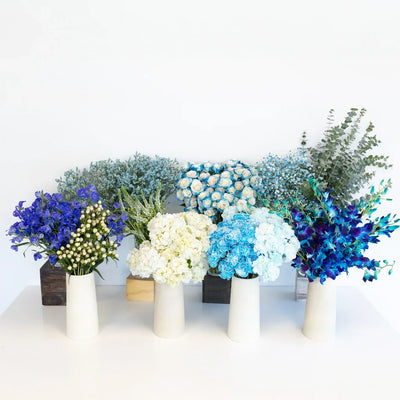 Aqua Blue DIY Flower Kit