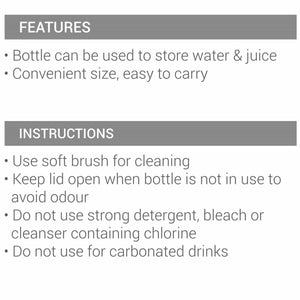 Aqua Stainless Steel Bottle (Milton)