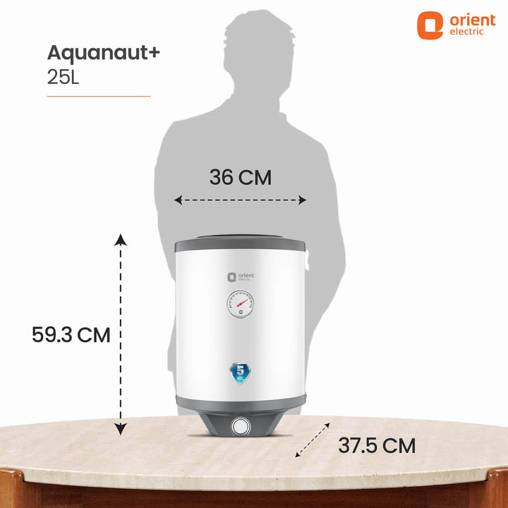 Aquanaut Water Heater (Geyser) | 5-Star Rated | Free Installation | Temperature Indicator | High-Rise Compatible