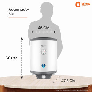 Aquanaut Water Heater (Geyser) | 5-Star Rated | Free Installation | Temperature Indicator | High-Rise Compatible