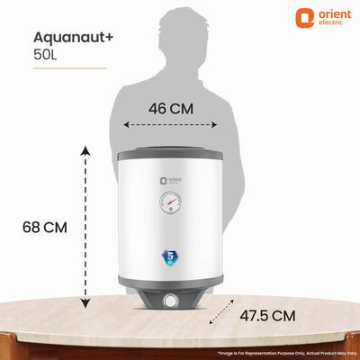 Aquanaut Water Heater (Geyser) | 5-Star Rated | Free Installation | Temperature Indicator | High-Rise Compatible