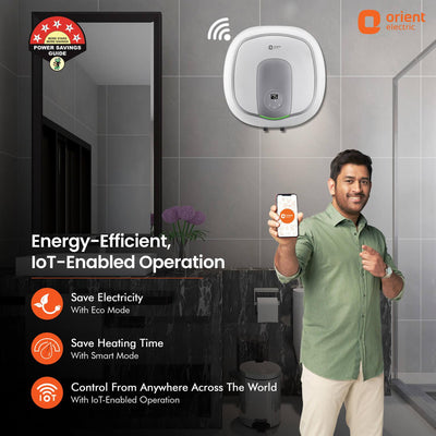 Aquator IoT 5 Star Water heater (Geyser), Suitable for High-rise Buildings | 7 year Tank Warranty | Free Installation and Connecting Pipes | Geyser with Temperature Control