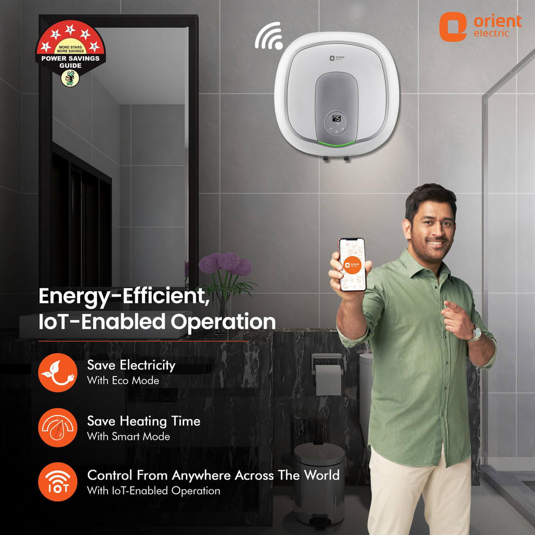 Aquator IoT 5 Star Water heater (Geyser), Suitable for High-rise Buildings | 7 year Tank Warranty | Free Installation and Connecting Pipes | Geyser with Temperature Control