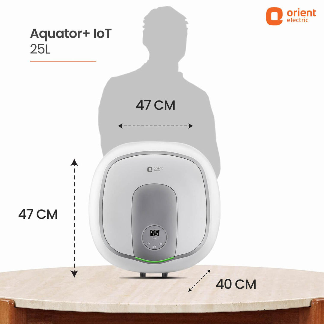 Aquator IoT 5 Star Water heater (Geyser), Suitable for High-rise Buildings | 7 year Tank Warranty | Free Installation and Connecting Pipes | Geyser with Temperature Control