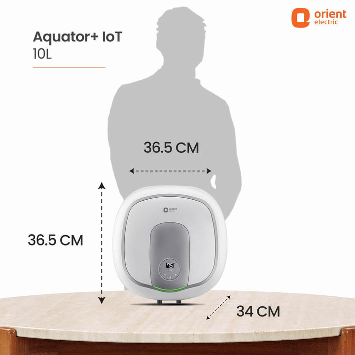 Aquator IoT 5 Star Water heater (Geyser), Suitable for High-rise Buildings | 7 year Tank Warranty | Free Installation and Connecting Pipes | Geyser with Temperature Control