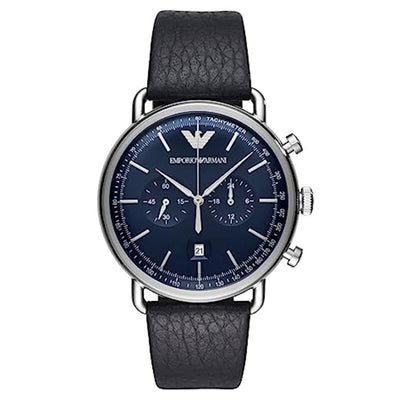 Emporio Armani Dress Blue Dial Men 42mm