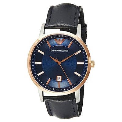 Emporio Armani Renato Blue Dial Men 43mm