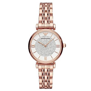 Emporio Armani Gianni T-Bar White Dial Women 32mm