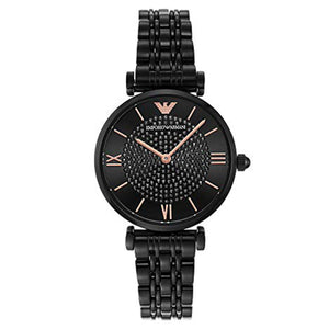 Emporio Armani Gianni T-Bar Black Dial Women 32mm