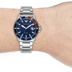 Emporio Armani Analog Blue Dial Men 42mm