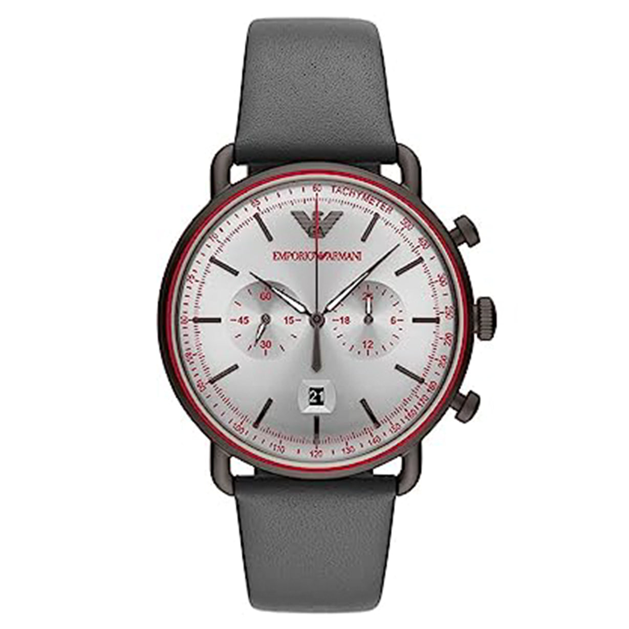 Emporio Armani Fun Loving Silver Dial Men 43mm