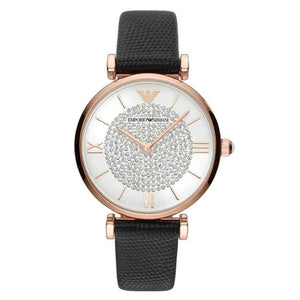 Emporio Armani Gianni T-Bar Silver Dial Women 42mm