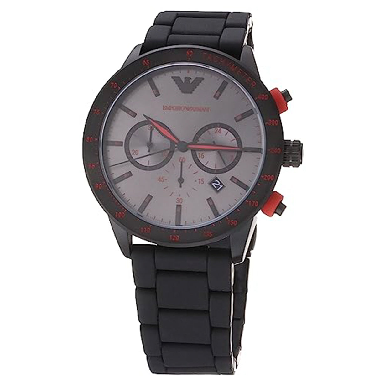 Emporio Armani Mario Grey Dial Men 43mm
