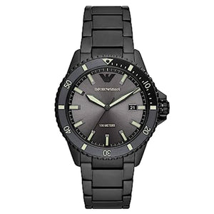 Emporio Armani Diver Grey Dial Men 42mm