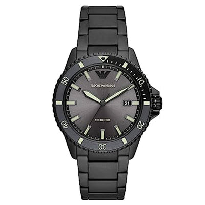 Emporio Armani Diver Grey Dial Men 42mm