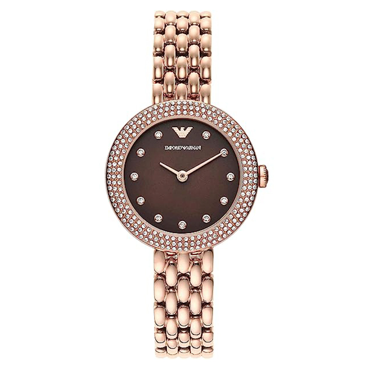 Emporio Armani Analog Brown Dial Women 30mm