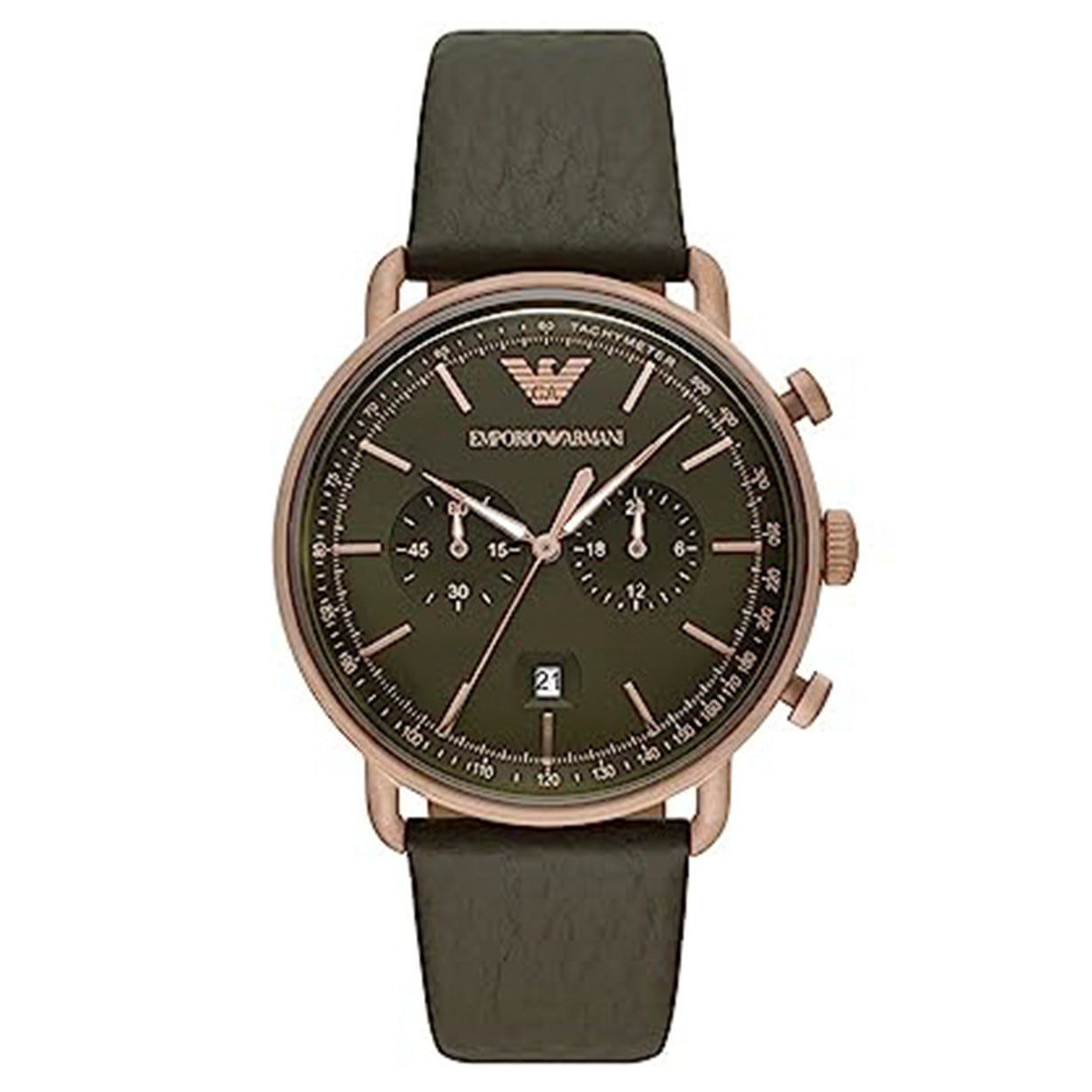 Emporio Armani Analog Green Dial Men 43mm