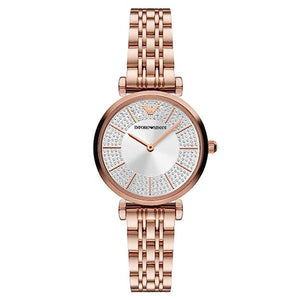 Emporio Armani Gianni T-Bar Silver Dial Women 32mm