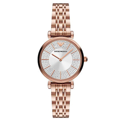 Emporio Armani Gianni T-Bar Silver Dial Women 32mm