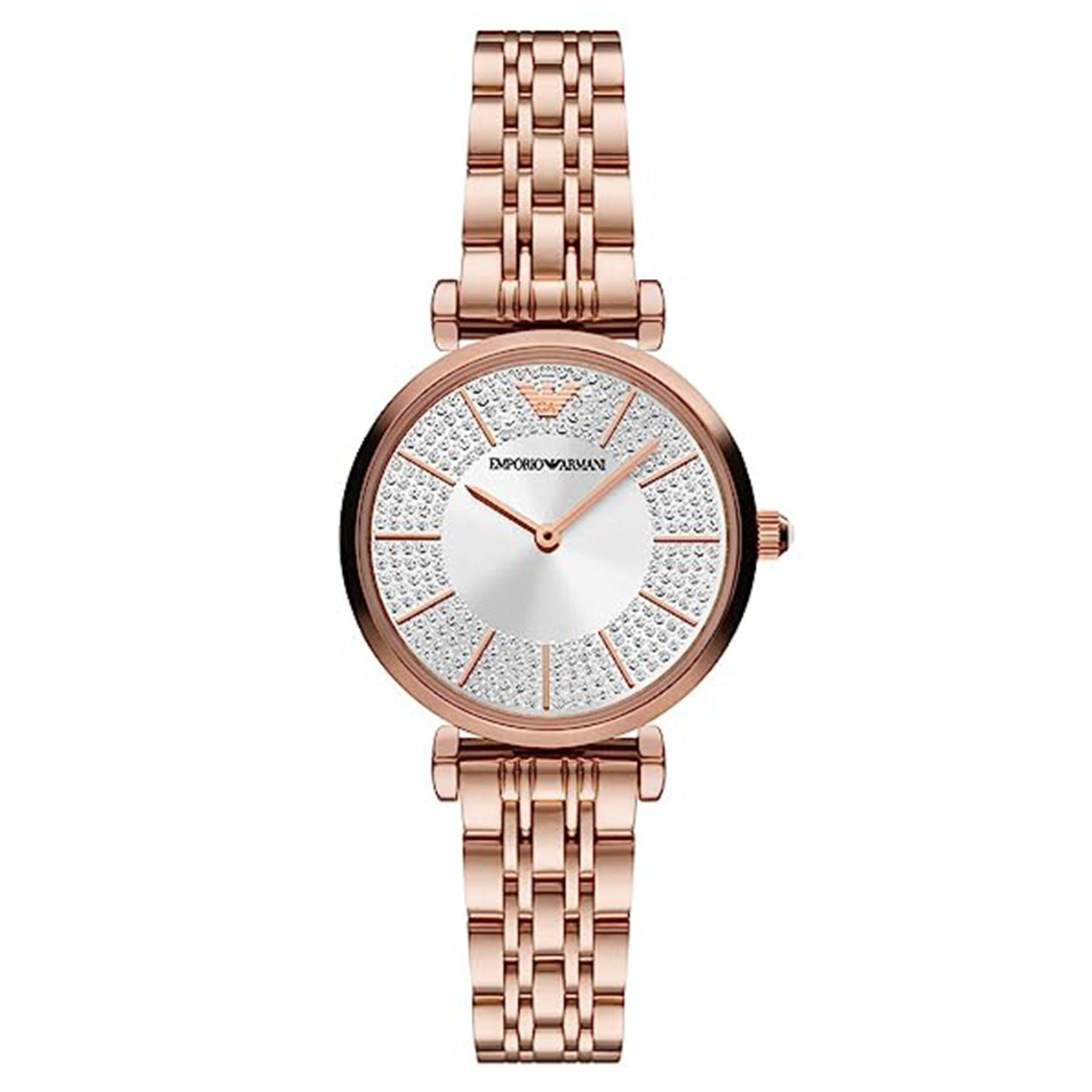 Emporio Armani Gianni T-Bar Silver Dial Women 32mm