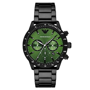 Emporio Armani Mario Black Dial Men 43mm