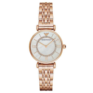 Emporio Armani Gianni T-Bar Off-White Dial Women 32mm