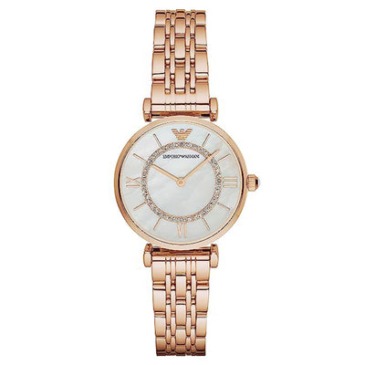 Emporio Armani Gianni T-Bar Off-White Dial Women 32mm