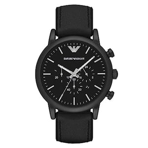 Emporio Armani Luigi Black Dial Men 46mm