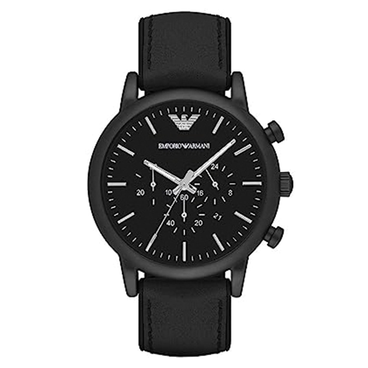 Emporio Armani Luigi Black Dial Men 46mm
