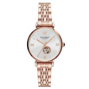 Emporio Armani Gianni T-Bar Silver Dial Women 34mm
