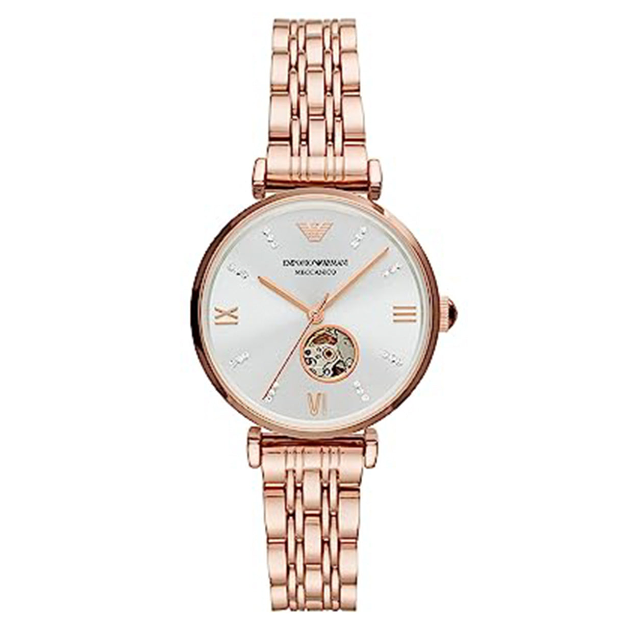 Emporio Armani Gianni T-Bar Silver Dial Women 34mm
