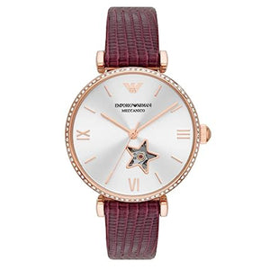 Emporio Armani Gianni T-Bar Silver Dial Women 34mm