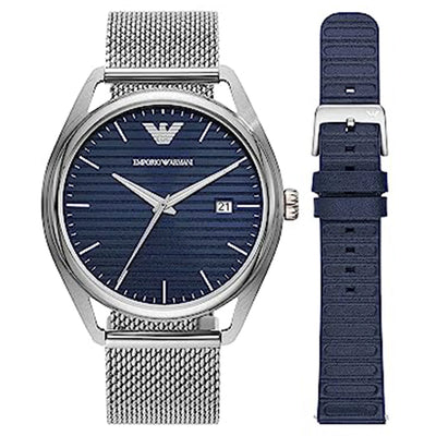 Emporio Armani Matteo Blue Dial Men 41mm