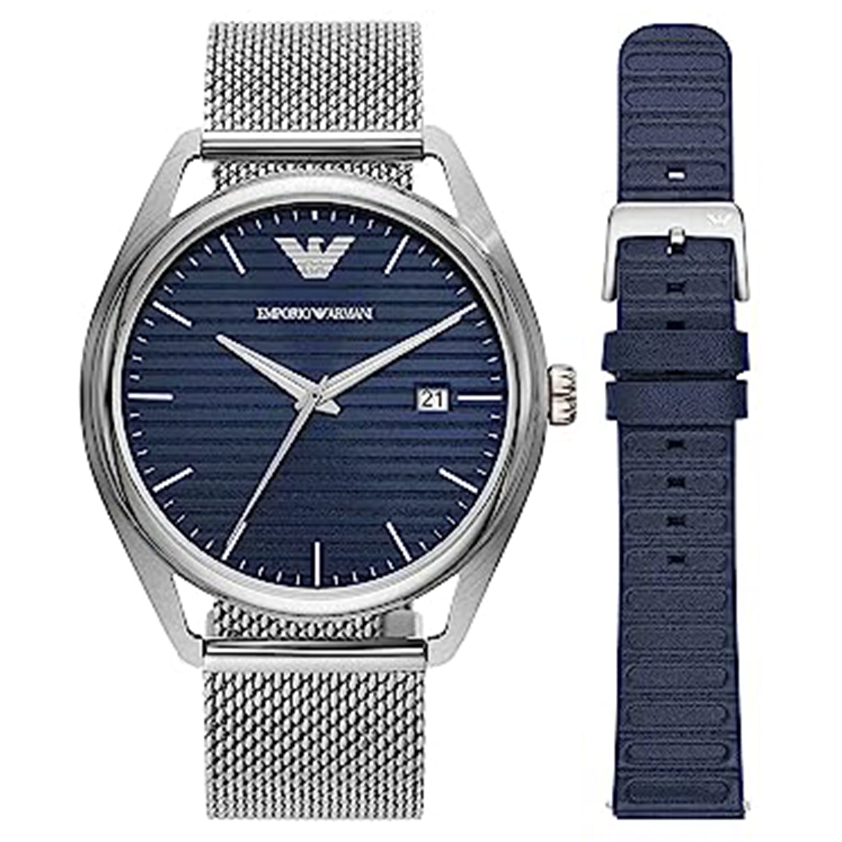Emporio Armani Matteo Blue Dial Men 41mm