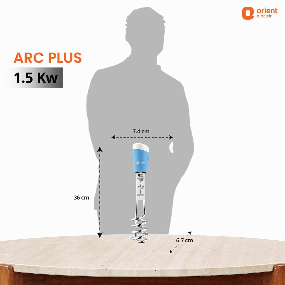 Arc Plus 1500W Immersion Rod Water Heater