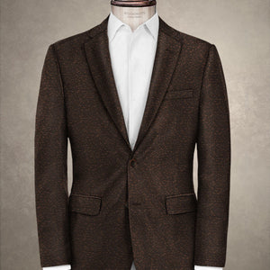 Arizo Brown Wool Suit