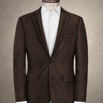 Arizo Brown Wool Suit