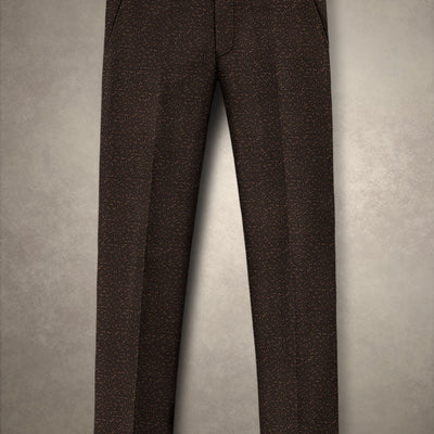 Arizo Brown Wool Suit