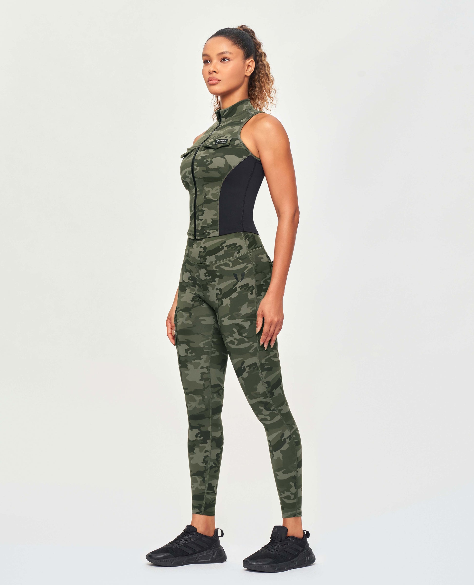 Cargo Fitness Leggings - Camo