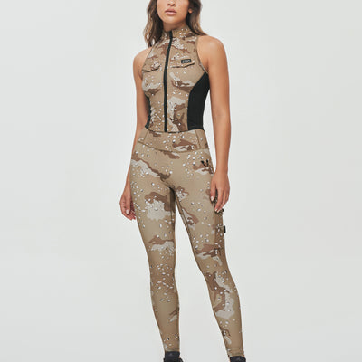 Army Abs Tank - Khaki Camo
