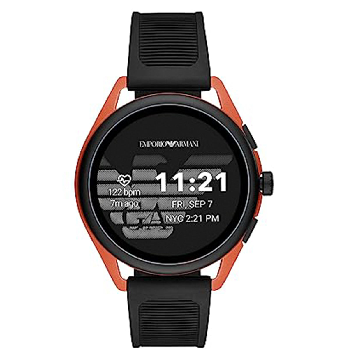 Emporio Armani Matteo Black Dial Men 44mm