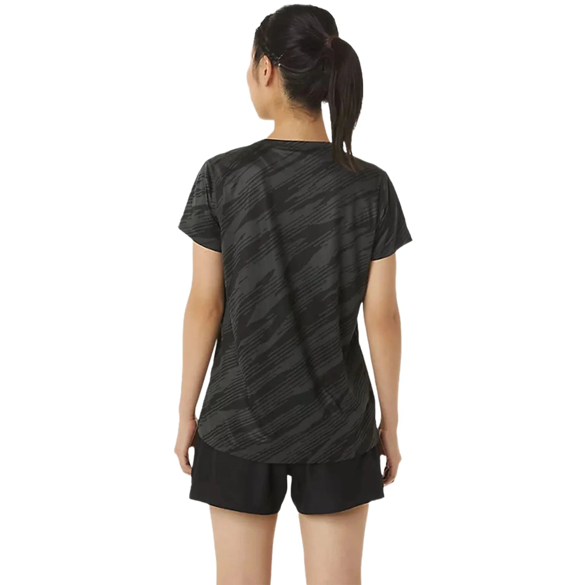 ASICS Core All Over Graphite Grey T Shirt