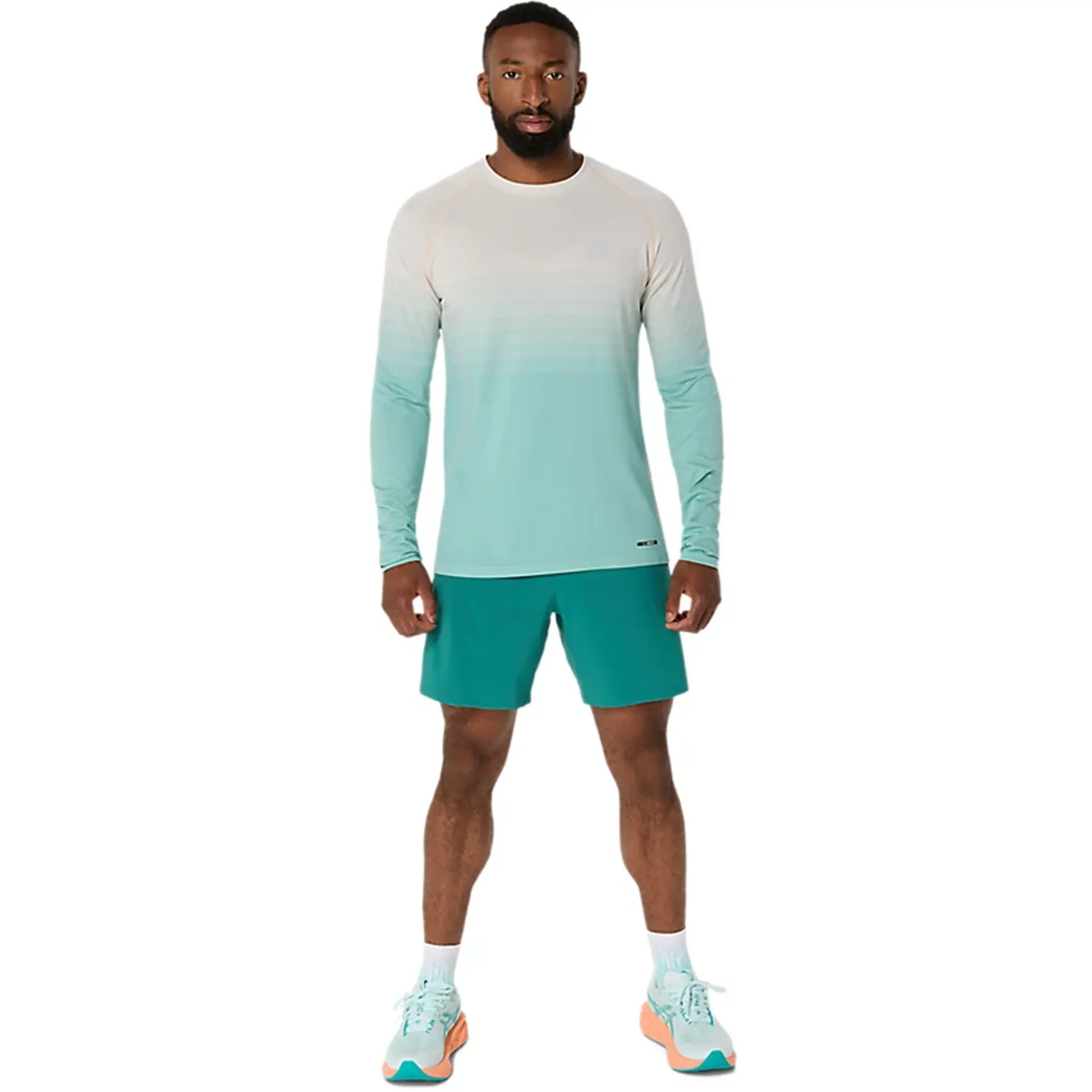 ASICS Seamless L/S Birch Oasis Green T Shirt