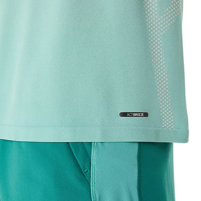 ASICS Seamless Birch Oasis Green T Shirt