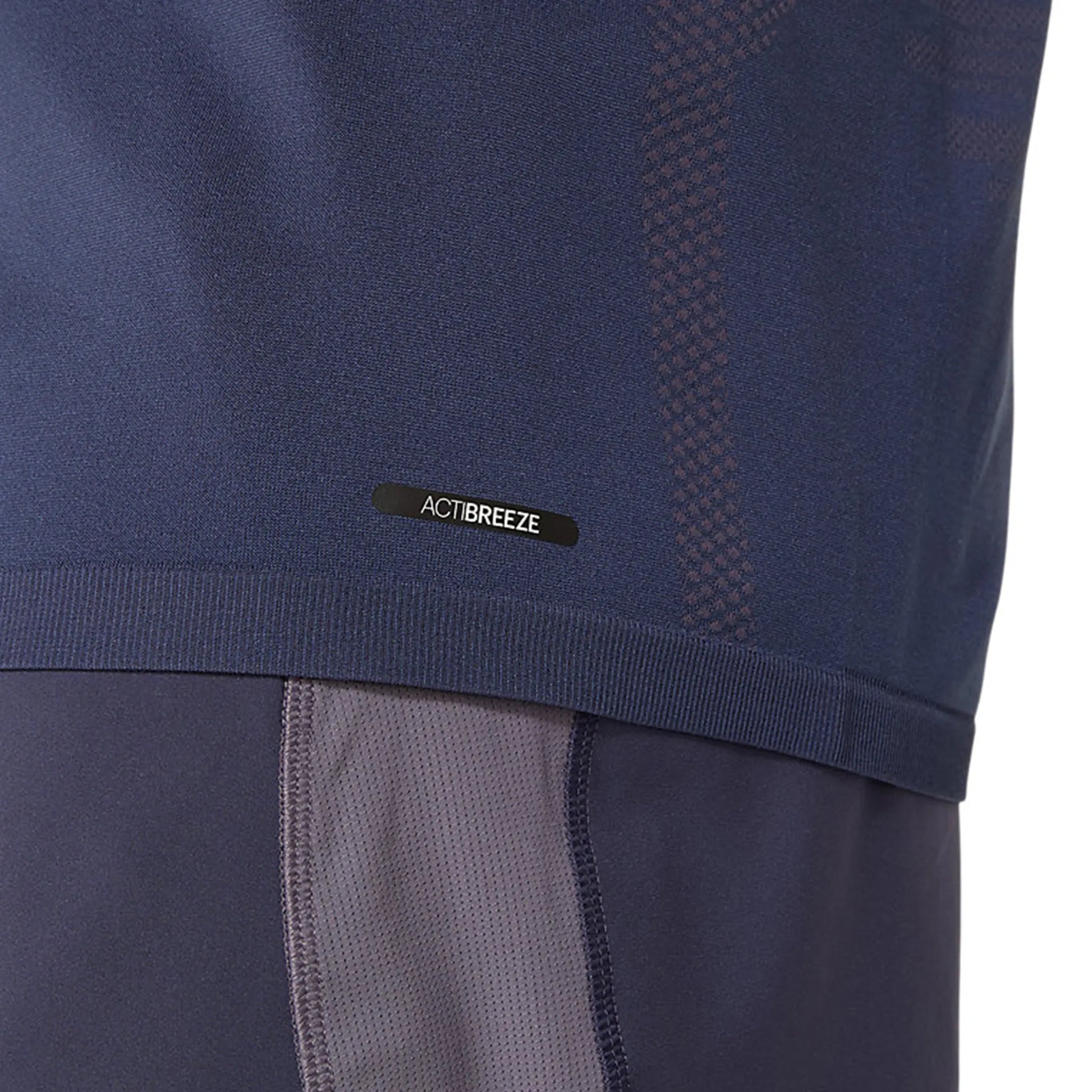 Asics Seamless Lavender Grey T Shirt