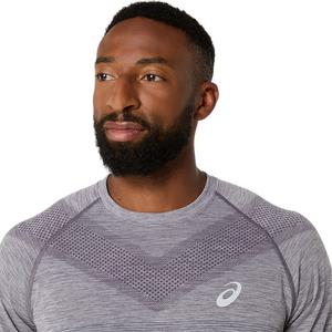 Asics Seamless Lavender Grey T Shirt