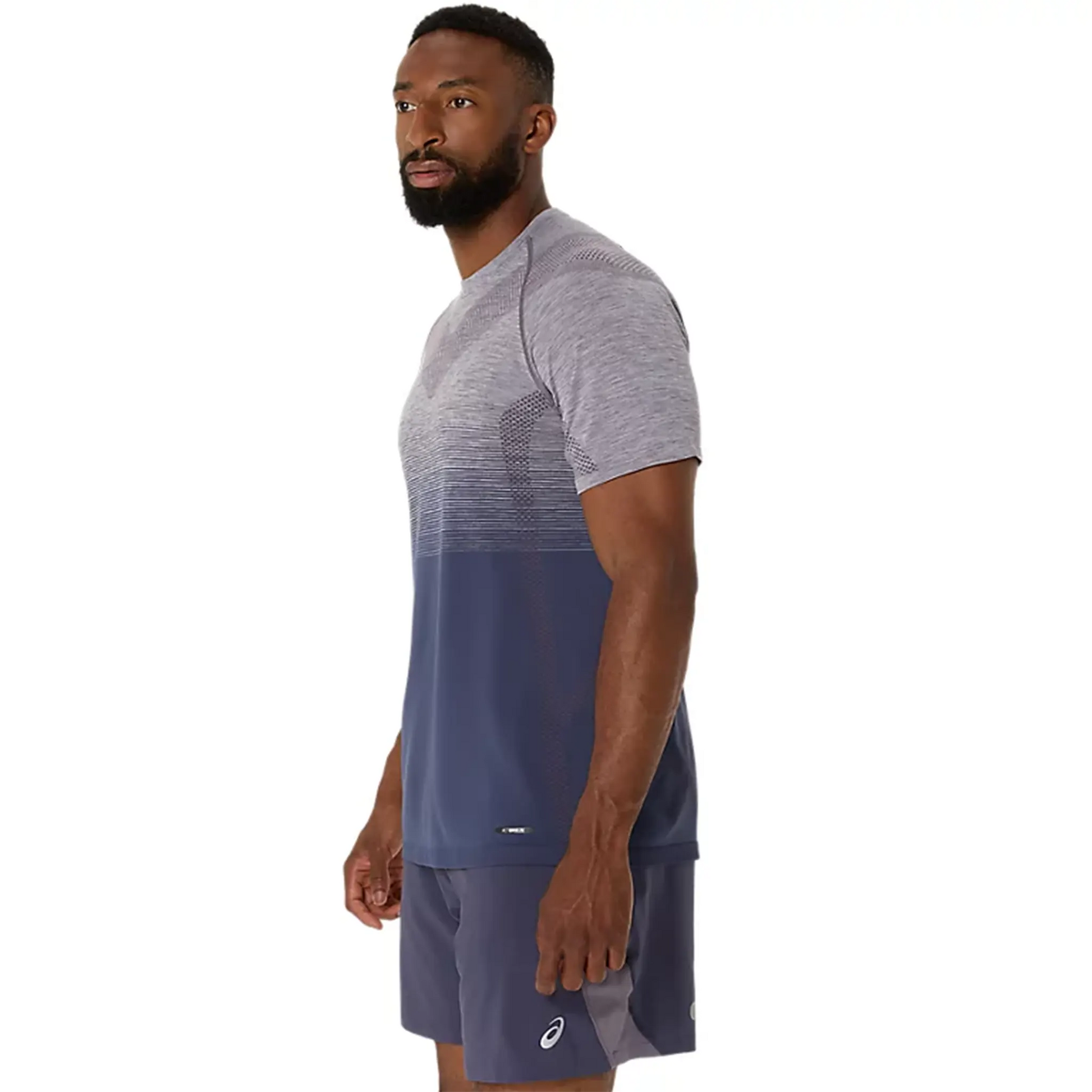 Asics Seamless Lavender Grey T Shirt