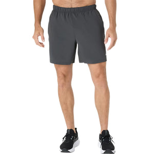 Asics Road Sport 7Inch Performance Graphite Grey Shorts