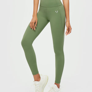 Power Athletic Leggings - Green